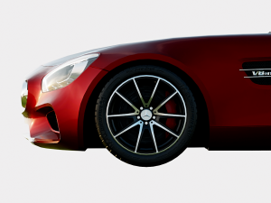 Mercedes-AMG GT S 2016 3D Model