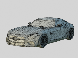 Mercedes-AMG GT S 2016 3D Model