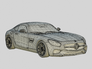 Mercedes-AMG GT S 2016 3D Model