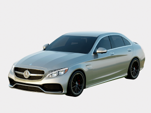 Mercedes-AMG C63 S 2018 Sedan Modelo 3D