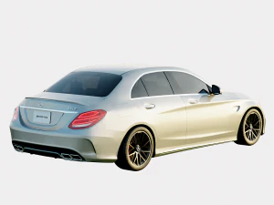 Mercedes-AMG C63 S 2018 Sedan 3D Model