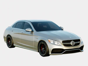 Mercedes-AMG C63 S 2018 Sedan 3D Model