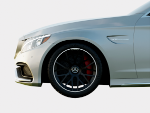 Mercedes-AMG C63 S 2018 Sedan 3D मॉडल