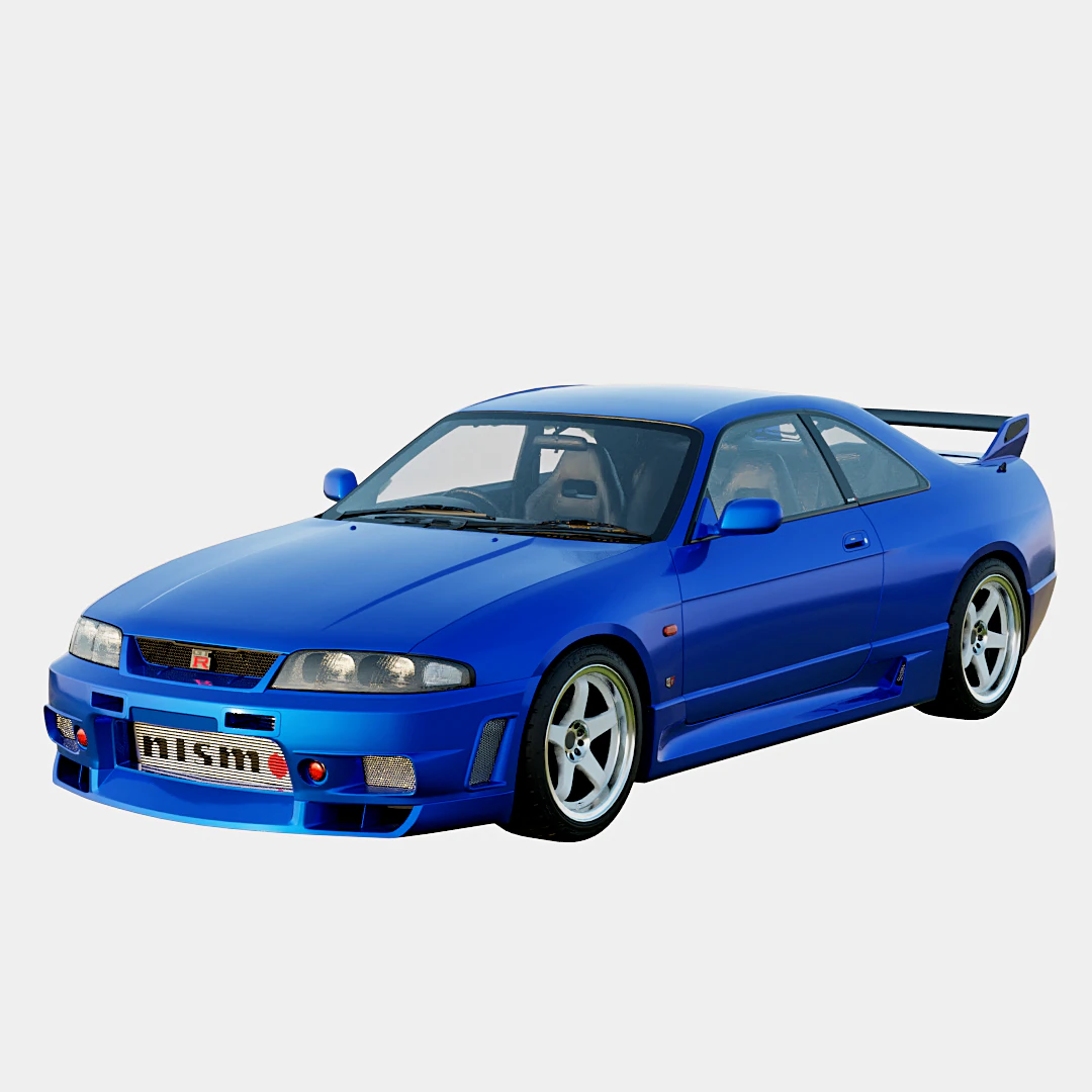 Nissan Skyline GT-R BCNR33 1995 Nismo 400R S Tune Aero Body Kit 3D Model .c4d .max .obj .3ds .fbx .stl .blend 