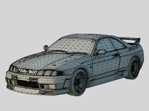 Nissan Skyline GT-R BCNR33 1995 Nismo 400R S Tune Aero Body Kit 3D Модель