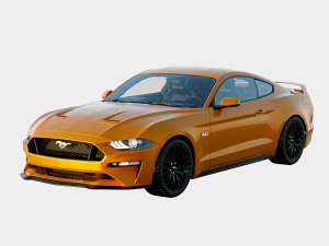 Mustang GT 2018 3D 模型