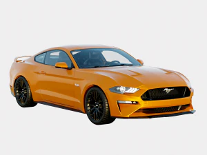 Mustang GT 2018 3D Model