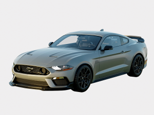 Mustang Mach 1 2021 No Livery 3D-Modell