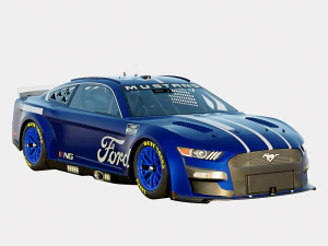 Mustang Next Gen NASCAR 2022 3D Model