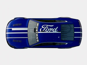 Mustang Next Gen NASCAR 2022 3D Model