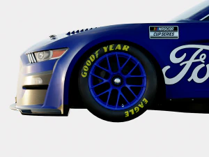 Mustang Next Gen NASCAR 2022 3D Model