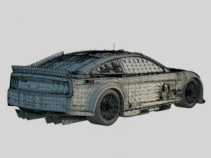 Mustang Next Gen NASCAR 2022 3D Model