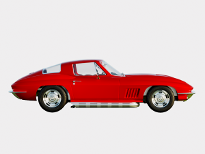 Chevrolet Corvette C2 Stingray 1967 3D Модель