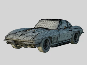 Chevrolet Corvette C2 Stingray 1967 3D Model