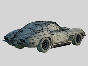 Chevrolet Corvette C2 Stingray 1967 3D Модель