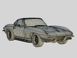 Chevrolet Corvette C2 Stingray 1967 3D Модель