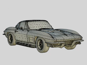 Chevrolet Corvette C2 Stingray 1967 3D Model