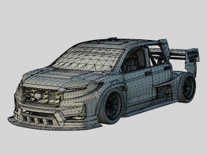 Honda Hoonigan IndyTruck 2022 Based on Honda Ridgeline 2017 3D 模型