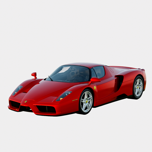 Ferrari Enzo 2002 Model 3D .c4d .max .obj .3ds .fbx .stl .blend 