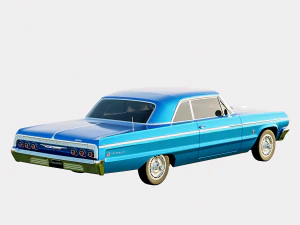 Chevrolet Impala SS 1964 2door Sedan 3D Model