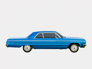 Chevrolet Impala SS 1964 2door Sedan 3D Model