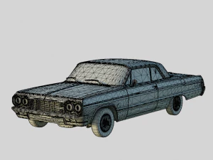 Chevrolet Impala SS 1964 2door Sedan 3D Model