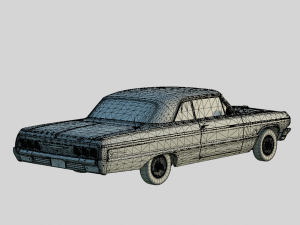 Chevrolet Impala SS 1964 2door Sedan Model 3D