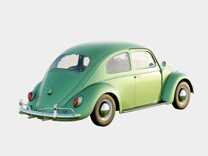 Volkswagen Beetle 1966 Euro Spec 3D Модель