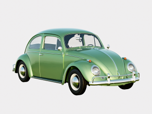Volkswagen Beetle 1966 Euro Spec 3D Модель