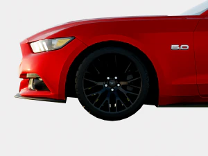 Mustang GT 2015 3D Model