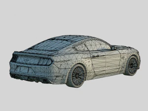 Mustang GT 2015 3D Model