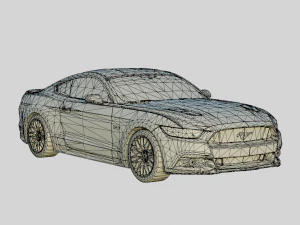 Mustang GT 2015 3D Model