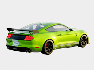 Mustang Shelby GT500 2020 3D Model