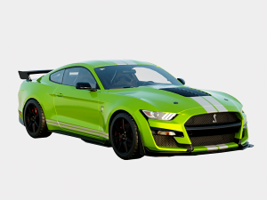 Mustang Shelby GT500 2020 3D Model