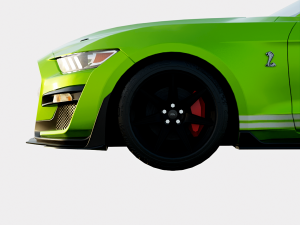 Mustang Shelby GT500 2020 3D Model