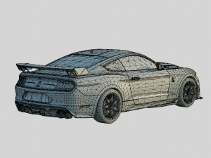 Mustang Shelby GT500 2020 3D Model
