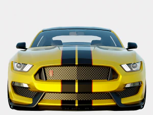 Mustang Shelby GT350r 2016 3D Model