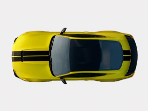 Mustang Shelby GT350r 2016 3D Model