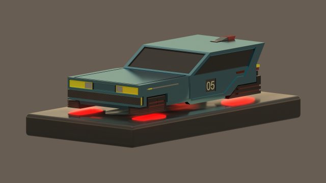 Car Sifi Modello 3D .c4d .max .obj .3ds .fbx .stl .blend