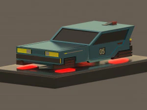 Auto Sifi Modello 3D