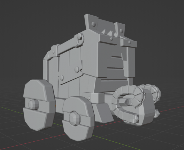 Wall Braker from Clahs of Clans 4 lvl 3Dモデル .c4d .max .obj .3ds .fbx .stl .blend 