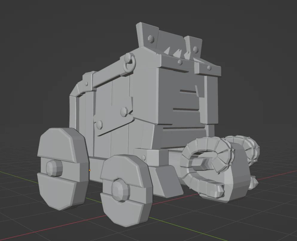 Wall Braker from Clahs of Clans 4 lvl 3D Model .c4d .max .obj .3ds .fbx .stl .blend 