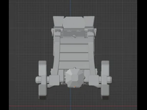 Wall Braker from Clahs of Clans 4 lvl 3D Model