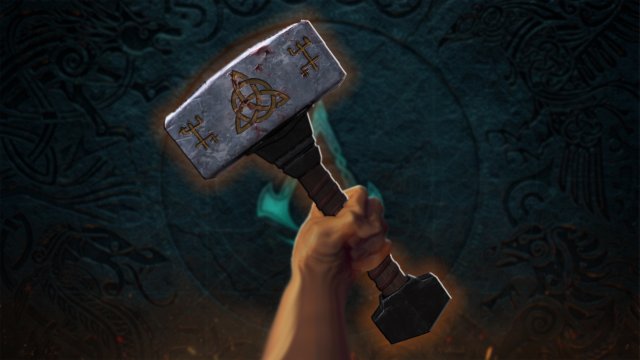 Valhalla hammer low poly Modelo 3D .c4d .max .obj .3ds .fbx .stl .blend 