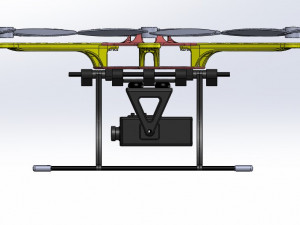 Industrial Drone-Hexacopter Drone Modello di stampa 3D