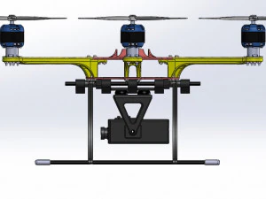 Drone Assembly-3D Printable Parts-Version-002 3D Print Model