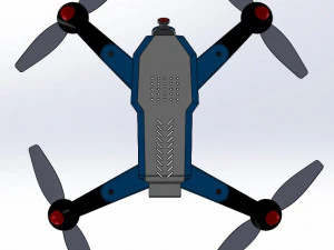 Quadcopter Drone V001 3D Print Model