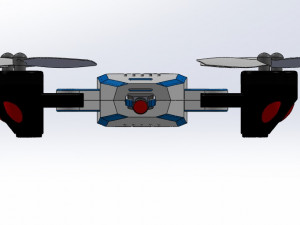 Quadcopter Drone V001 3D Print Model