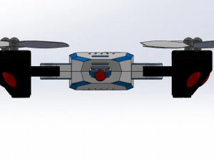 Quadcopter Drone V001 3D Print Model