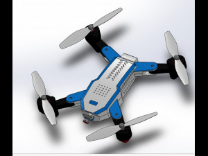 Quadcopter Drone V001 3D Print Model